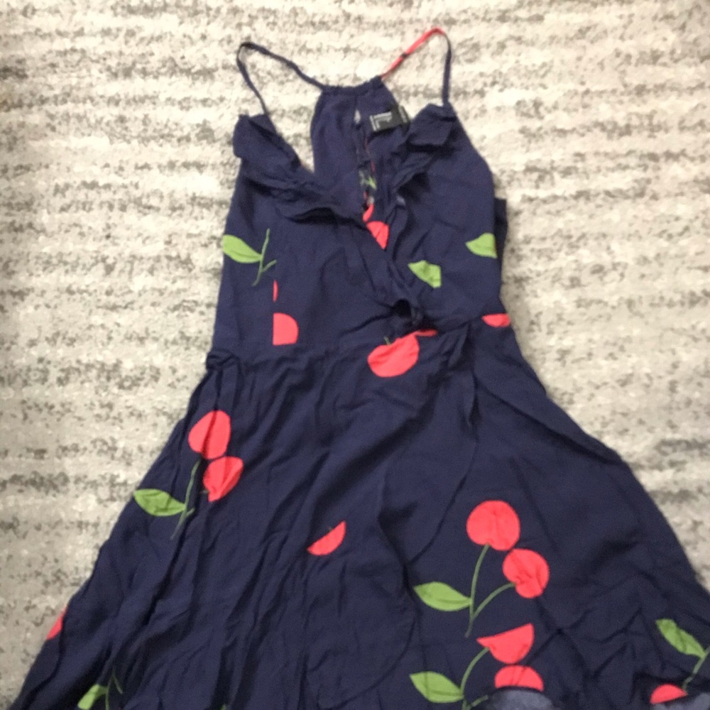 Cute little blue and red dress